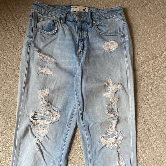 Distressed light wash denim jeans - Picture 2 of 4